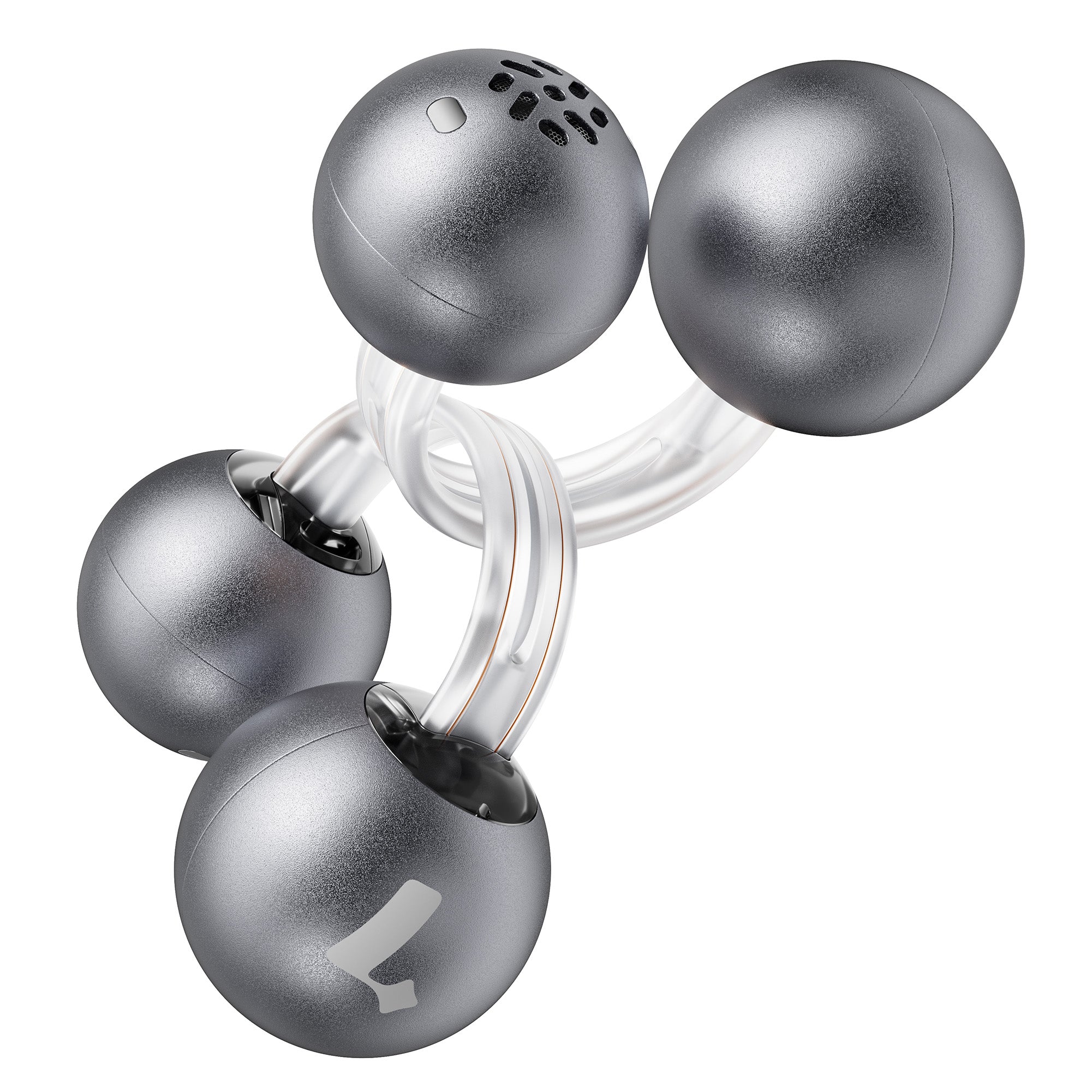 StarClip ワイヤレスイヤホン シルバー Lytmi CozyClip D1 Open Earbuds