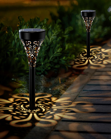 Lytmi Outdoor Solar Lights, 6 Pack LED Solar Pathway Lights