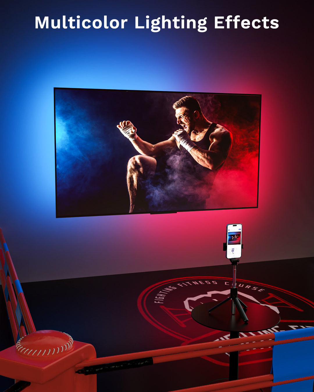 Lytmi LED Lights for TV LED Backlight, 13ft RGBIC TV Backlight for 25-55 inch TV, TV LED Light Sync with Music, Bluetooth APP Control, Multiple Scene Modes, TV Lights Behind That Change with TV