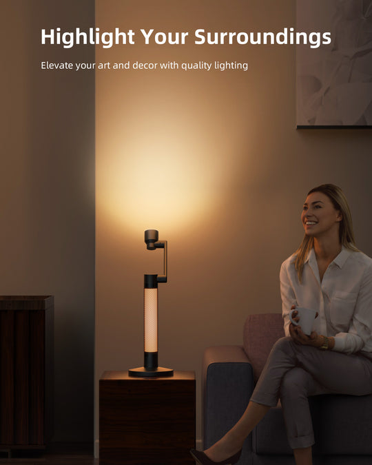 Lytmi 3-in-1 LED Desk Lamp, 360° Rotatable Architect Swing Arm Table Lamp with CRI95 Eye-caring Task Light