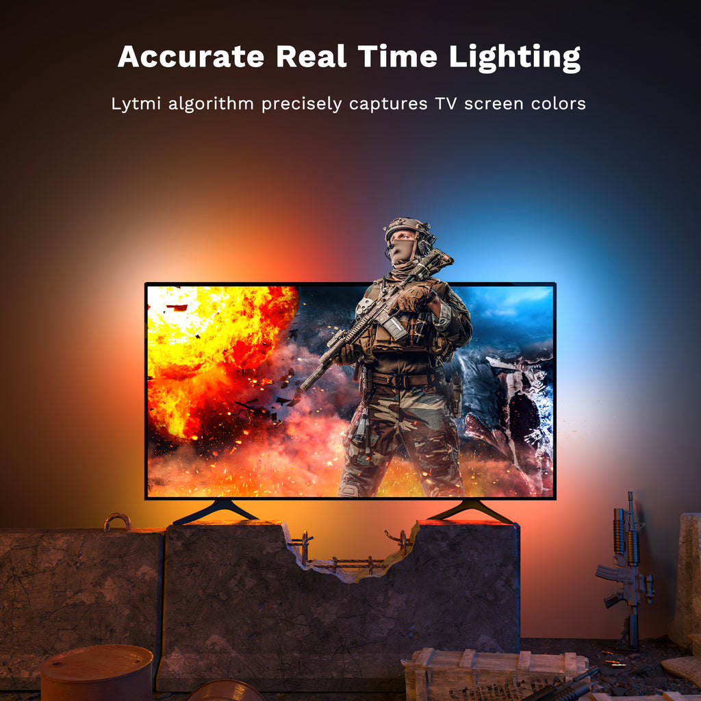 TV LED Backlights with Camera Sync to Screen for 55-85 inch TVs