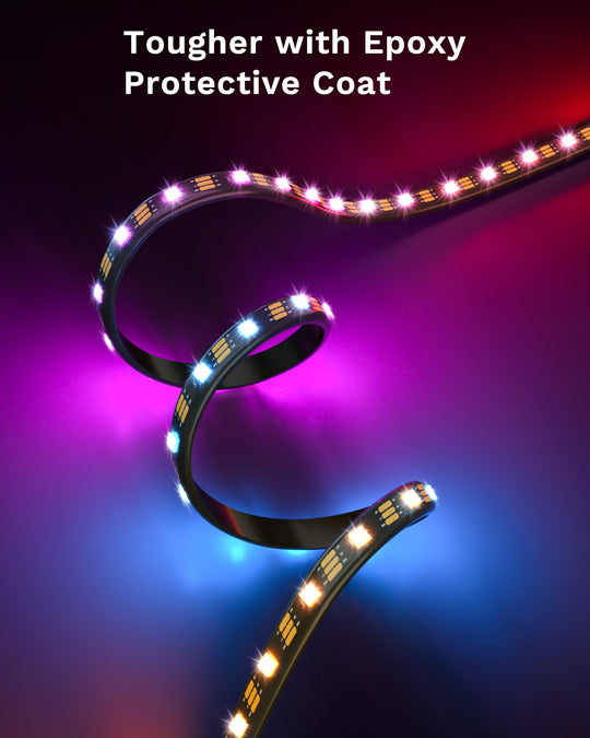 Lytmi LED Lights for TV LED Backlight, 13ft RGBIC TV Backlight for 25-55 inch TV, TV LED Light Sync with Music, Bluetooth APP Control, Multiple Scene Modes, TV Lights Behind That Change with TV