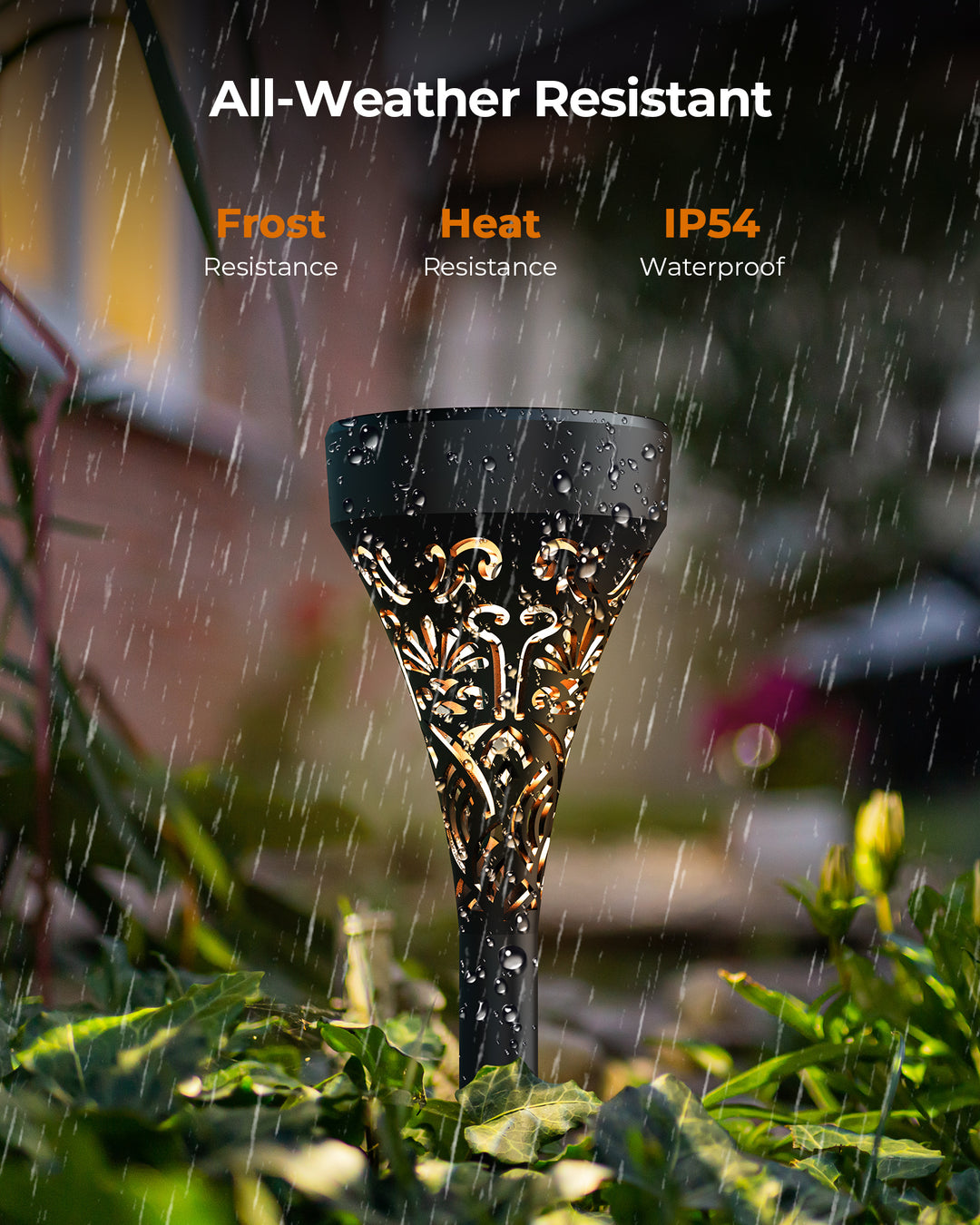 Lytmi Outdoor Solar Lights, 6 Pack LED Solar Pathway Lights