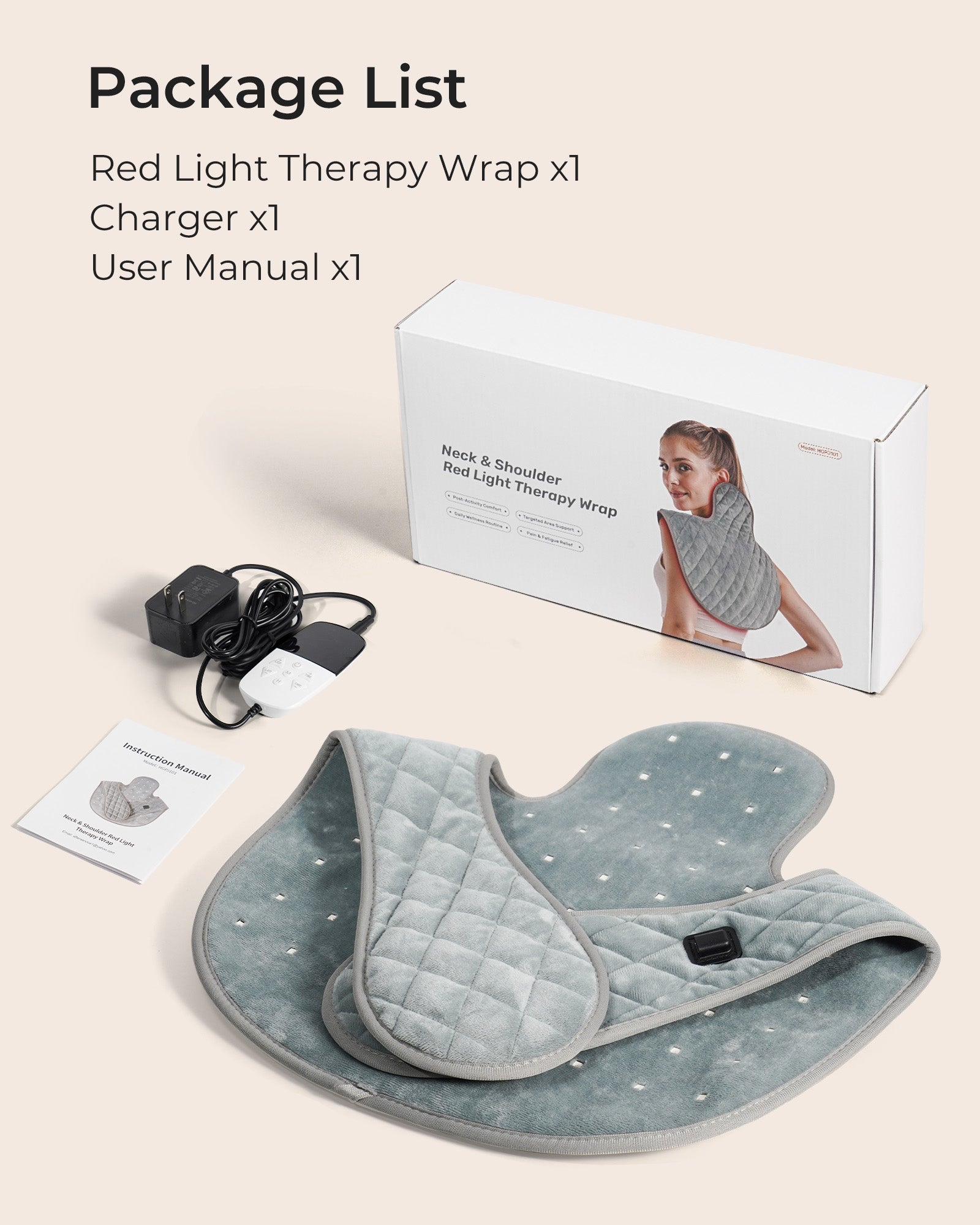 Red Light Therapy for Neck and Shoulder, Infrared Light Therapy