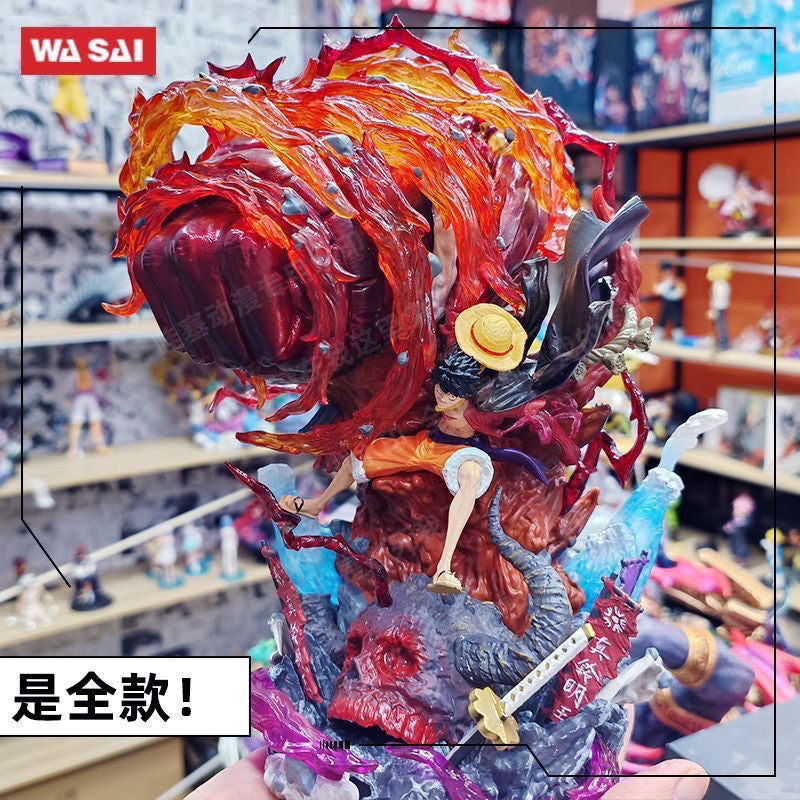 One Piece Flaming Luffy Figure